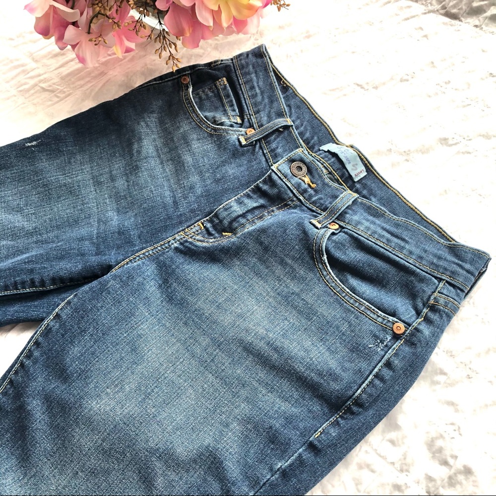 SOLD! LEVI’S 515 Bootcut Studded Flap Pocket Jeans- Sz 6 - Picture 4 of 7